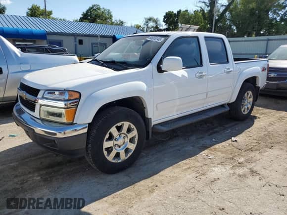 2012 Chevrolet Colorado 2LT with VIN 1GCHTDFE6C8141987, listed as a Copart auction lot 68915145 with 114,874 mi miles and Salvage title. Bid and sale history available at DreamBid. Image 1.