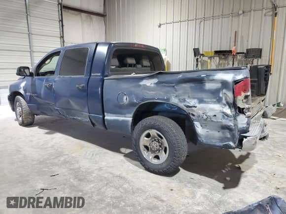 2006 Dodge 2500 SLT с VIN 3D7KR29C36G200064, выставлен на аукционе Copart как лот 49287185 с пробегом 224 858 миль миль и Списание • Salvage title. История ставок и продаж доступна на DreamBid. Изображение 2.