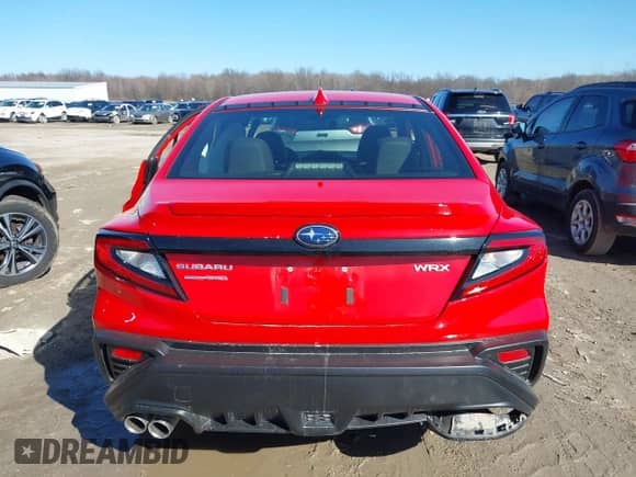 2023 Subaru WRX Limited with VIN JF1VBAL67P9813837, listed as a IAAI auction lot 41770841 with 12,709 mi miles and . Bid and sale history available at DreamBid. Image 16.