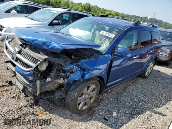 2009 Dodge Journey R/T with VIN 3D4GH67V29T554610, listed as a Copart auction lot 67405355 with Not provided miles and Salvage title. Bid and sale history available at DreamBid. Image 1.