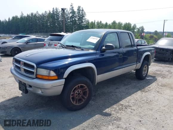 2003 Dodge Dakota SLT with VIN 1D7HG48N53S227334, listed as a IAAI auction lot 42588754 with 182,878 mi miles and . Bid and sale history available at DreamBid. Image 2.