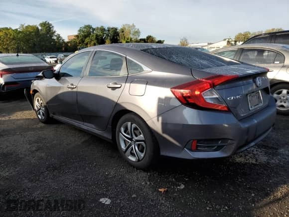 2016 Honda Civic LX с VIN 2HGFC2F55GH565898, выставлен на аукционе Copart как лот 81788865 с пробегом 151 309 миль миль и Списание • Salvage title. История ставок и продаж доступна на DreamBid. Изображение 2.
