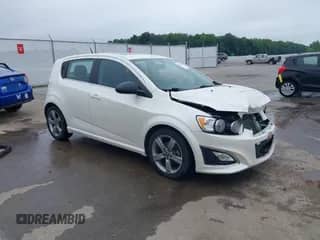 2014 Chevrolet Sonic RS with VIN 1G1JG6SB7E4168793, listed as a IAAI auction lot 42516123 with 65,460 mi miles and . Bid and sale history available at DreamBid. Image 1.