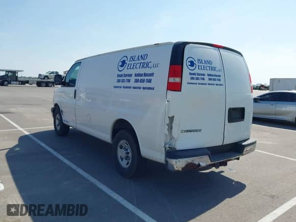 2012 Chevrolet Express Cargo with VIN 1GCZGTCGXC1147602, listed as a IAAI auction lot 42396258 with 286,796 mi miles and . Bid and sale history available at DreamBid. Image 3.