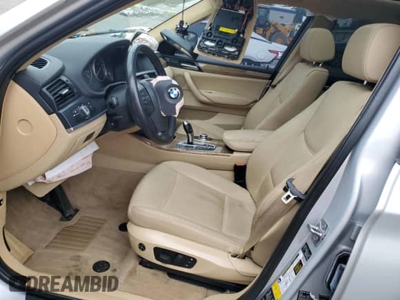 2013 BMW X3 xDrive28i with VIN 5UXWX9C52D0A08870, listed as a Copart auction lot 80077605 with 127,044 mi miles and Salvage title. Bid and sale history available at DreamBid. Image 7.