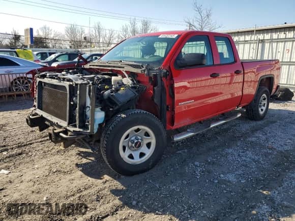 2018 GMC Sierra 1500 z VIN 1GTR1LEHXJZ364346, wystawiony jako Copart lot #44432245 z przebiegiem 141 193 mil mil oraz Szkoda całkowita • Salvage title. Historia ofert i sprzedaży dostępna na DreamBid. Obrazek 1.