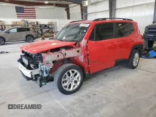 2018 Jeep Renegade Latitude with VIN ZACCJABB9JPJ63804, listed as a Copart auction lot 82304035 with 26,042 mi miles and Salvage title. Bid and sale history available at DreamBid. Image 1.