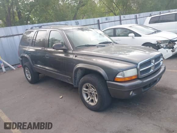 2003 Dodge Durango SLT with VIN 1D4HS48N63F603236, listed as a IAAI auction lot 42800225 with 182,856 mi miles and . Bid and sale history available at DreamBid. Image 1.