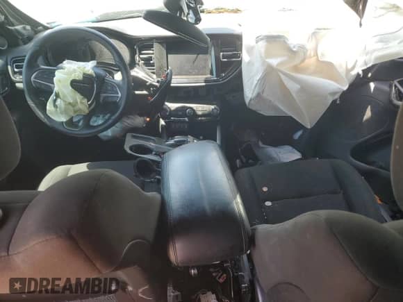 2022 Dodge Durango SXT with VIN 1C4RDHAG2NC159114, listed as a Copart auction lot 52674985 with 63,757 mi miles and Salvage title. Bid and sale history available at DreamBid. Image 8.