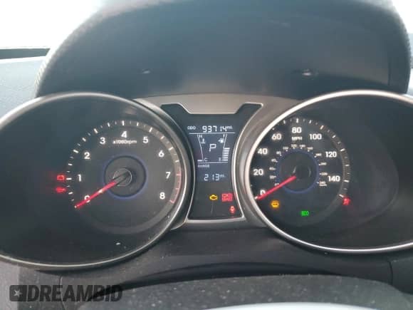 2015 Hyundai Veloster RE:FLEX with VIN KMHTC6AD7FU222458, listed as a Copart auction lot 82914294 with 93,714 mi miles and Salvage title. Bid and sale history available at DreamBid. Image 9.