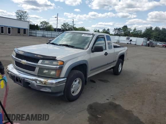 2007 Chevrolet Colorado 1LT with VIN 1GCDT19E078104710, listed as a Copart auction lot 59418565 with 168,340 mi miles and Clean title. Bid and sale history available at DreamBid. Image 1.