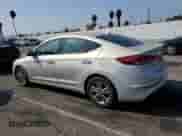 2017 Hyundai Elantra Limited with VIN KMHD84LF6HU062939, listed as a Copart auction lot 80852245 with 33,890 mi miles and Salvage title. Bid and sale history available at DreamBid. Image 2.