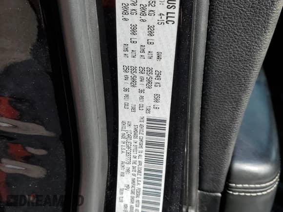 2015 Dodge Durango Citadel with VIN 1C4RDJEG0FC837779, listed as a Copart auction lot 71818565 with 242,177 mi miles and Clean title. Bid and sale history available at DreamBid. Image 14.