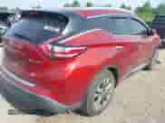 2015 Nissan Murano SL with VIN 5N1AZ2MH0FN215150, listed as a IAAI auction lot 42798578 with 114,293 mi miles and . Bid and sale history available at DreamBid. Image 4.