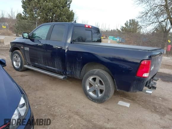 2018 Ram 1500 Big Horn with VIN 1C6RR7GT6JS296208, listed as a IAAI auction lot 41546701 with 47,643 mi miles and . Bid and sale history available at DreamBid. Image 3.