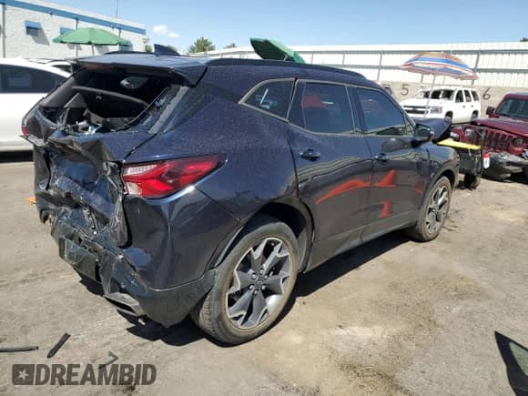 2020 Chevrolet Blazer RS с VIN 3GNKBKRS9LS557951, выставлен на аукционе Copart как лот 67598585 с пробегом 55 716 миль миль и Списание • Salvage title. История ставок и продаж доступна на DreamBid. Изображение 3.