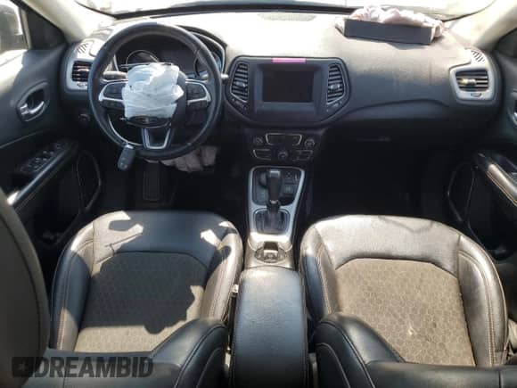 2021 Jeep Compass Latitude with VIN 3C4NJDBB2MT552035, listed as a Copart auction lot 69130975 with 105,058 mi miles and Salvage title. Bid and sale history available at DreamBid. Image 8.