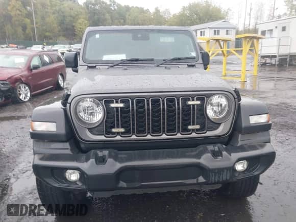 2024 Jeep Wrangler Sport with VIN 1C4PJXKN2RW310061, listed as a IAAI auction lot 43416307 with 10,214 mi miles and . Bid and sale history available at DreamBid. Image 12.