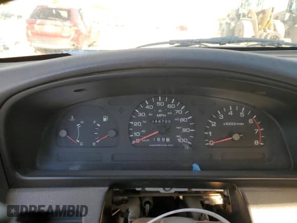 1995 Nissan Frontier XE with VIN 1N6HD16S9SC448984, listed as a Copart auction lot 72807634 with 244,726 mi miles and Salvage title. Bid and sale history available at DreamBid. Image 9.