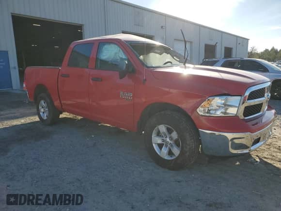 2022 Ram 1500 SLT with VIN 1C6RR7LG3NS236563, listed as a Copart auction lot 46370275 with Not provided miles and Non repairable. Bid and sale history available at DreamBid. Image 4.