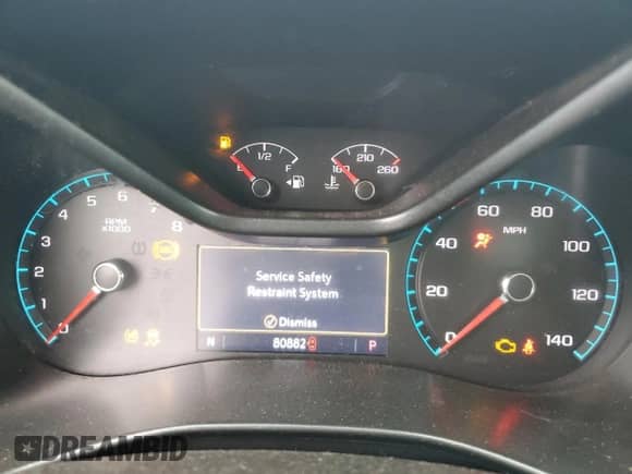 2020 Chevrolet Colorado 4WD Z71 z VIN 1GCGTDEN8L1139700, wystawiony jako Copart lot #59801195 z przebiegiem 80 882 mil mil oraz Szkoda całkowita • Salvage title. Historia ofert i sprzedaży dostępna na DreamBid. Obrazek 9.