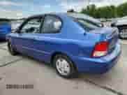 2002 Hyundai Accent GS z VIN KMHCG35C22U161535, wystawiony jako Copart lot #70580195 z przebiegiem 74 007 mil mil oraz Szkoda całkowita • Salvage title. Historia ofert i sprzedaży dostępna na DreamBid. Obrazek 2.