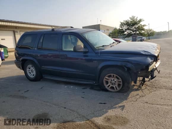 2002 Dodge Durango SLT with VIN 1B4HR48NX2F134091, listed as a Copart auction lot 66962225 with 162,777 mi miles and Salvage title. Bid and sale history available at DreamBid. Image 4.
