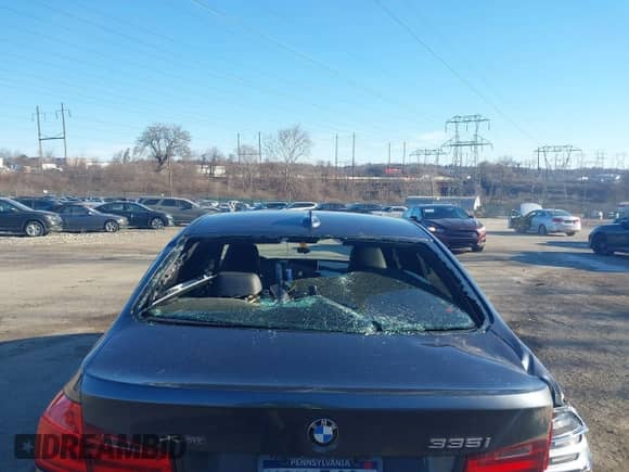 2014 BMW 3 Series 335i xDrive with VIN WBA3B9G54ENR91076, listed as a IAAI auction lot 41643651 with 55,558 mi miles and . Bid and sale history available at DreamBid. Image 17.