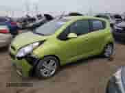 2014 Chevrolet Spark LT with VIN KL8CC6S99EC412600, listed as a Copart auction lot 44596965 with 102,372 mi miles and Salvage title. Bid and sale history available at DreamBid. Image 1.
