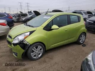 2014 Chevrolet Spark LT with VIN KL8CC6S99EC412600, listed as a Copart auction lot 44596965 with 102,372 mi miles and Salvage title. Bid and sale history available at DreamBid. Image 1.