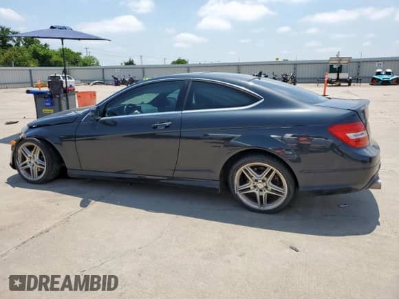 2014 Mercedes-Benz C 250 with VIN WDDGJ4HB6EG295246, listed as a Copart auction lot 59632635 with Not provided miles and Salvage title. Bid and sale history available at DreamBid. Image 2.