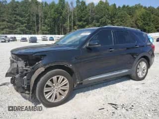 2020 Ford Explorer Limited z VIN 1FMSK7FH3LGA57714, wystawiony jako Copart lot #81458275 z przebiegiem 86 025 mil mil oraz Szkoda całkowita • Salvage title. Historia ofert i sprzedaży dostępna na DreamBid. Obrazek 1.