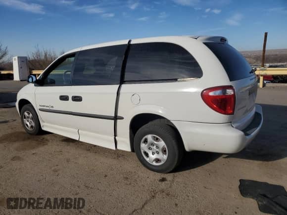 2002 Dodge Caravan SE with VIN 1B8GP24322B653040, listed as a Copart auction lot 46462415 with 75,888 mi miles and Salvage title. Bid and sale history available at DreamBid. Image 2.