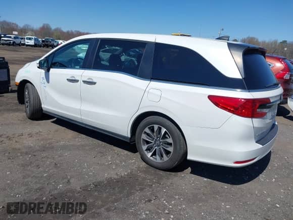 2023 Honda Odyssey EX-L с VIN 5FNRL6H67PB038153, выставлен на аукционе IAAI как лот 41988268 с пробегом 35 166 миль миль и . История ставок и продаж доступна на DreamBid. Изображение 3.