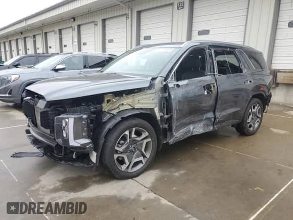 2024 Hyundai Palisade SEL с VIN KM8R44GE9RU684214, выставлен на аукционе Copart как лот 57749635 с пробегом 24 564 миль миль и Списание • Salvage title. История ставок и продаж доступна на DreamBid. Изображение 1.