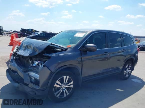 2017 Honda Pilot EX-L with VIN 5FNYF5H58HB027491, listed as a IAAI auction lot 43356758 with 124,805 mi miles and . Bid and sale history available at DreamBid. Image 19.