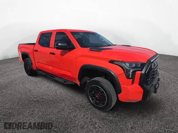 2023 Toyota Tundra TRD Pro Hybrid with VIN 5TFPC5DB1PX017292, listed as a Copart auction lot 89844935 with 31,807 mi miles and Clean title. Bid and sale history available at DreamBid. Image 1.