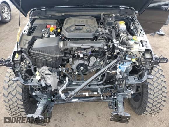 2022 Jeep Wrangler Unlimited Willys с VIN 1C4HJXDN4NW130060, выставлен на аукционе Copart как лот 58539485 с пробегом 39 930 миль миль и Списание • Salvage title. История ставок и продаж доступна на DreamBid. Изображение 11.