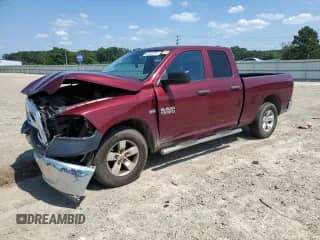 2018 Ram 1500 Tradesman with VIN 1C6RR6FT7JS173707, listed as a Copart auction lot 67422375 with 165,932 mi miles and Salvage title. Bid and sale history available at DreamBid. Image 1.
