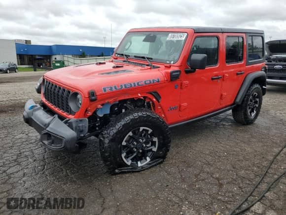 2025 Jeep Wrangler Rubicon with VIN 1C4RJXR60SW602854, listed as a Copart auction lot 69700925 with 5,996 mi miles and Clean title. Bid and sale history available at DreamBid. Image 1.