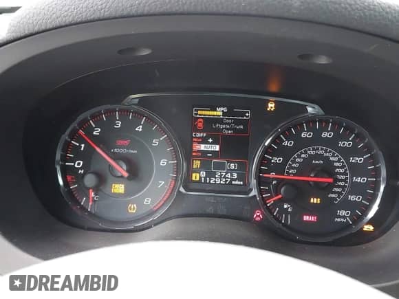 2018 Subaru WRX STI Limited z VIN JF1VA2W63J9831795, wystawiony jako IAAI lot #41923446 z przebiegiem 112 927 mil mil oraz . Historia ofert i sprzedaży dostępna na DreamBid. Obrazek 7.