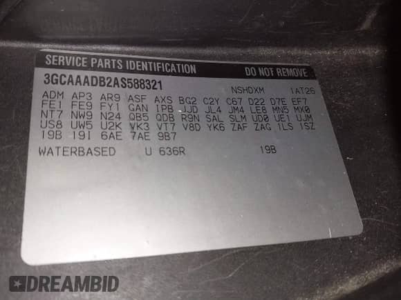 2010 Chevrolet HHR LS с VIN 3GCAAADB2AS588321, выставлен на аукционе IAAI как лот 41466603 с пробегом 223 301 миль миль и . История ставок и продаж доступна на DreamBid. Изображение 9.