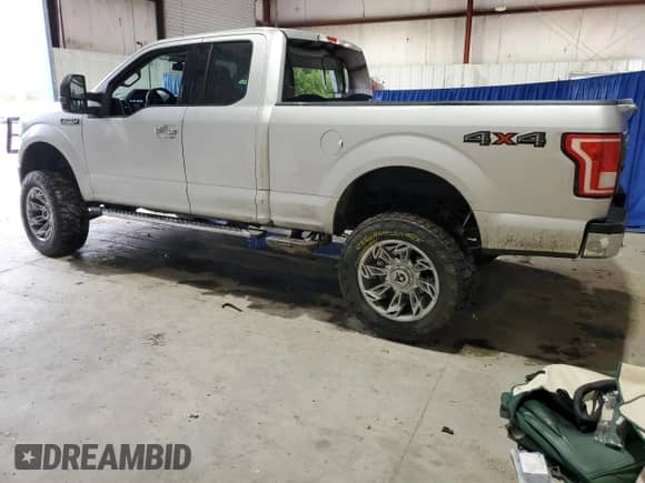 2017 Ford F-150 XL with VIN 1FTFX1EF6HFC57455, listed as a Copart auction lot 56818555 with 120,695 mi miles and Salvage title. Bid and sale history available at DreamBid. Image 2.