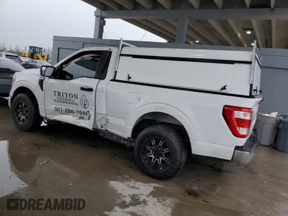 2021 Ford F-150 XL с VIN 1FTMF1CB6MKE34369, выставлен на аукционе Copart как лот 80824095 с пробегом 72 119 миль миль и Списание • Salvage title. История ставок и продаж доступна на DreamBid. Изображение 2.