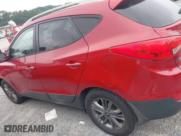 2014 Hyundai Tucson Limited with VIN KM8JU3AG3EU832708, listed as a IAAI auction lot 42627533 with 167,122 mi miles and . Bid and sale history available at DreamBid. Image 14.