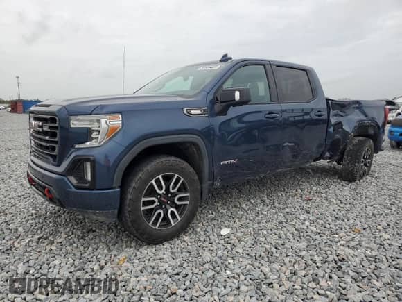 2020 GMC Sierra 1500 AT4 with VIN 3GTU9EET5LG320776, listed as a Copart auction lot 59581405 with 118,204 mi miles and Salvage title. Bid and sale history available at DreamBid. Image 1.