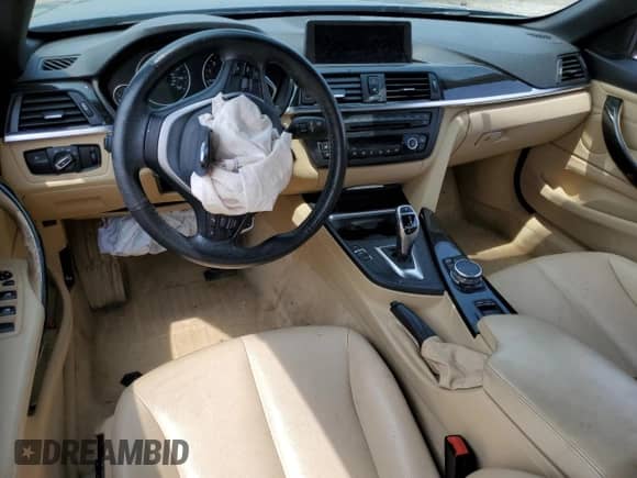 2015 BMW 4 Series 428i xDrive with VIN WBA3T1C57FP820526, listed as a Copart auction lot 59845415 with Not provided miles and Salvage title. Bid and sale history available at DreamBid. Image 8.