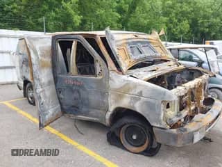 2010 Ford Econoline Cargo Commercial with VIN 1FTNE1EW7ADA69644, listed as a IAAI auction lot 42464065 with Not provided miles and . Bid and sale history available at DreamBid. Image 1.