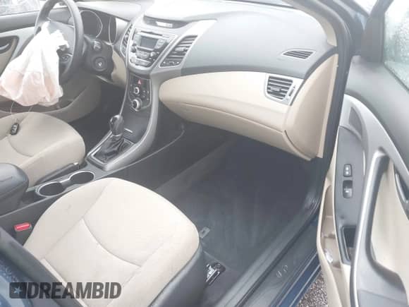 2015 Hyundai Elantra SE with VIN KMHDH4AE7FU321784, listed as a IAAI auction lot 43330890 with 48,416 mi miles and . Bid and sale history available at DreamBid. Image 5.