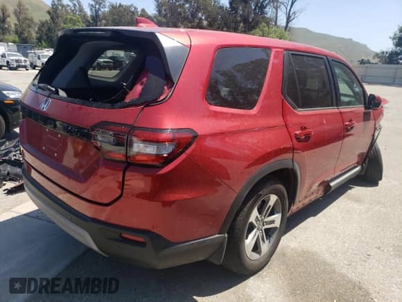 2023 Honda Pilot EX-L с VIN 5FNYG1H48PB043959, выставлен на аукционе Copart как лот 57666295 с пробегом Не указан миль и Списание • Salvage title. История ставок и продаж доступна на DreamBid. Изображение 3.